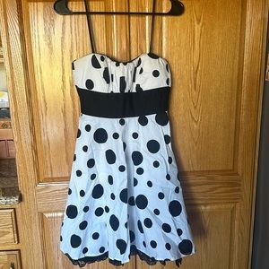 B Darlin Polka Dot Dress, Size 1/2